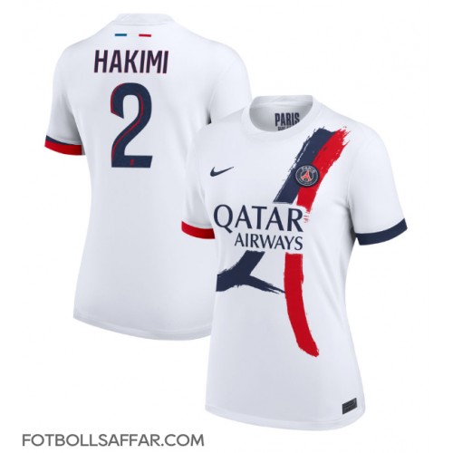 Paris Saint-Germain Achraf Hakimi #2 Bortatröja Dam 2024-25 Kortärmad